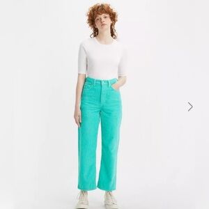 RIBCAGE STRAIGHT ANKLE CORDUROY PANTS